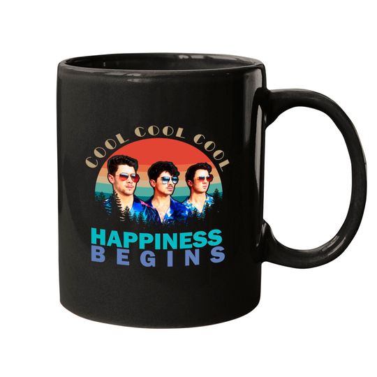 Jonas Brothers Mug vintage retro design Mugs