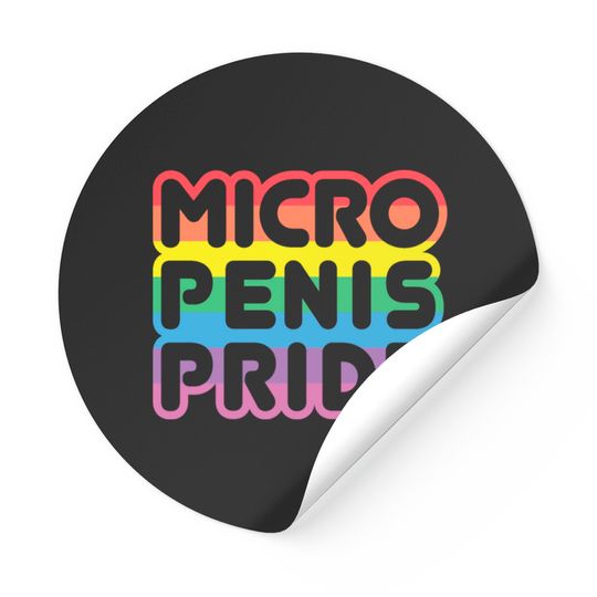 Micro Penis Pride / Make Your Inches Big Again Sticker Stickers