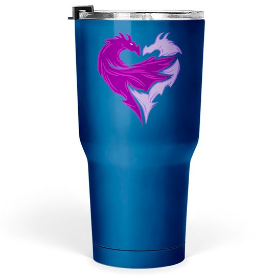 Disney Descendants 2 Mal Dragon Tumblers 30 oz Disneyland Trip Tumblers 30 oz