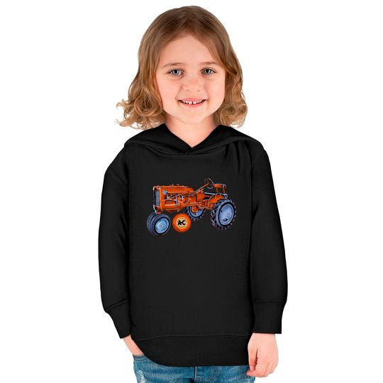 Allis Chalmers Tractor USA - Tractor - Kids Pullover Hoodies