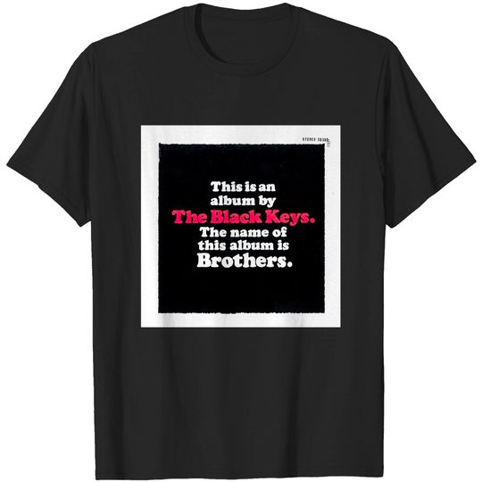 The Black Keys Brothers album cover T-shirt
