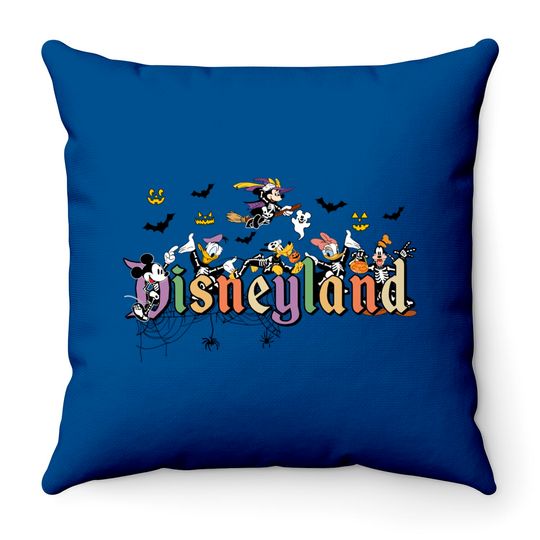 Disneyland Halloween Throw Pillows