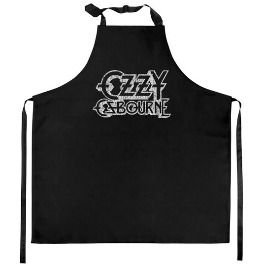 Ozzy Osbourne Logo Rock Kitchen Aprons