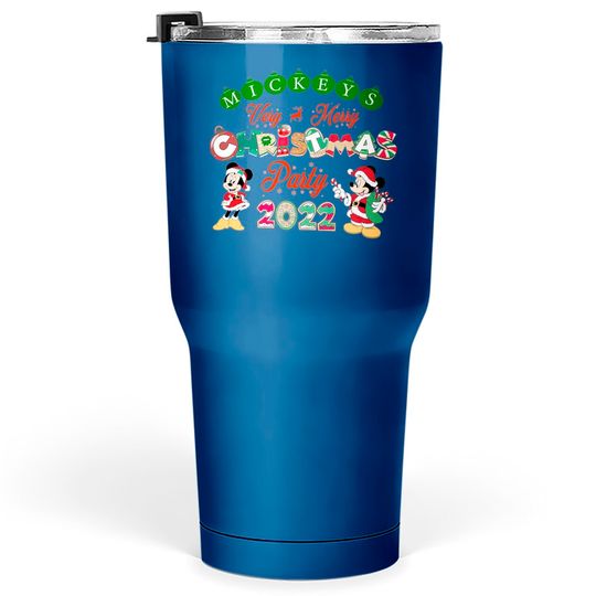 Discover Disney Christmas Tumblers 30 oz, Mickey's Very Merry Christmas Party 2022 Tumblers 30 oz