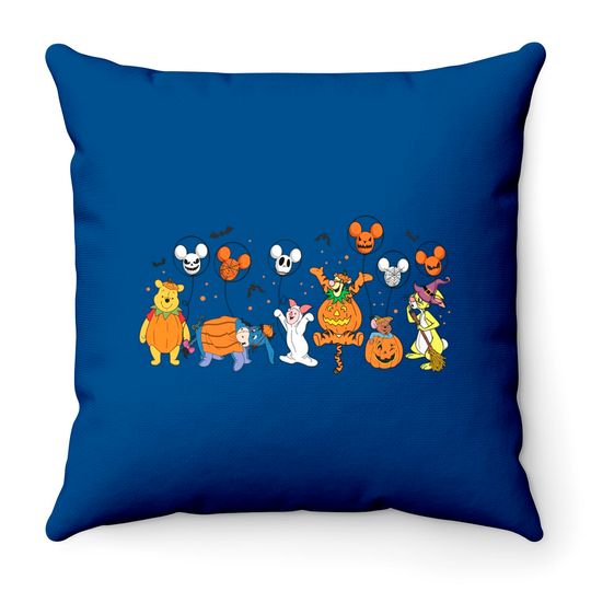 Winnie the Pooh Halloween Throw Pillow, Winnie the Boo Disney Halloween Throw Pillows