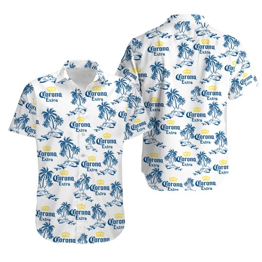 Corona Beer Hawaii Shirt/Shorts, Coconut Tree Shirts