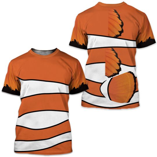 Marlin Shirt, Finding Nemo Costume 3D T Shirt