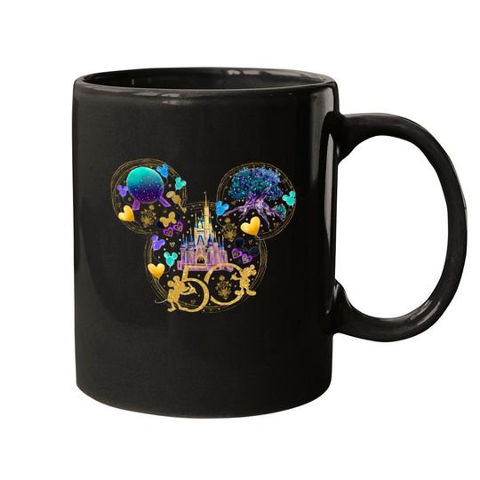 Discover Disney 50th Anniversary Celebration Mug, Disney Vacation Mugs