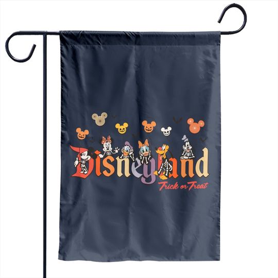 Vintage Disneyland Halloween Garden Flags, Disney Halloween Garden Flags