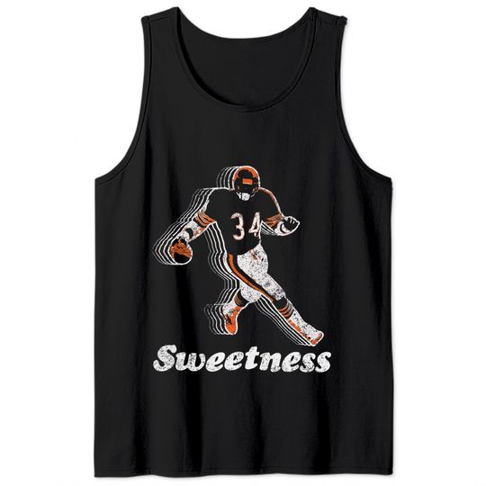 Chicago Bears Retro Walter Payton Tank Tops
