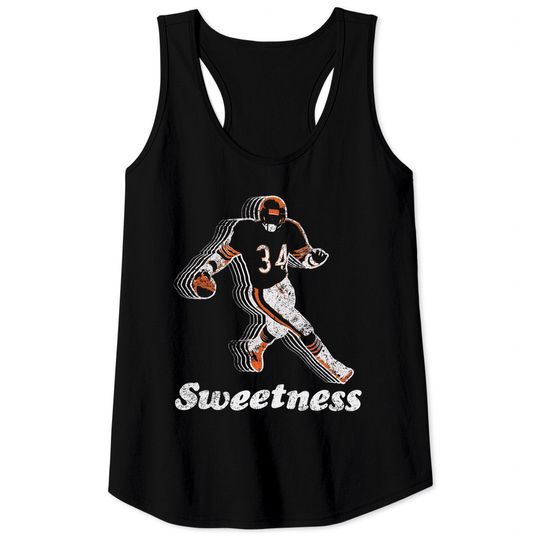 Chicago Bears Retro Walter Payton Tank Tops