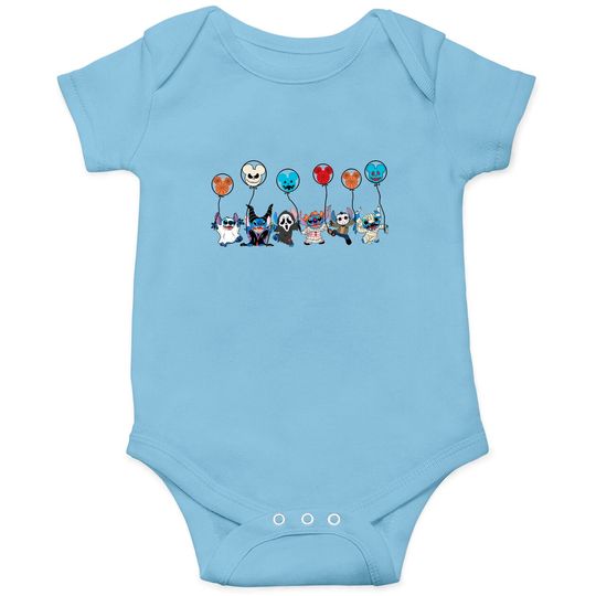 Halloween Stitch Balloon Onesies, Stitch Disneyland Halloween