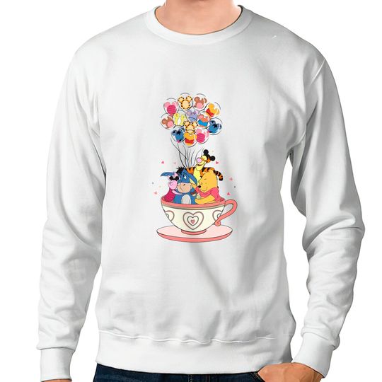 The Pooh Sweatshirts, Disney Pooh Eeyore Piglet Tigger Sweatshirts