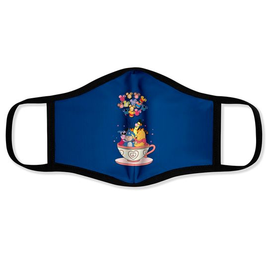 The Pooh Face Masks, Disney Pooh Eeyore Piglet Tigger Face Masks