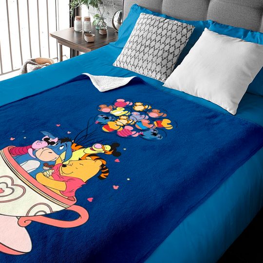 The Pooh Baby Blankets, Disney Pooh Eeyore Piglet Tigger Baby Blankets