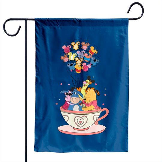 The Pooh Garden Flags, Disney Pooh Eeyore Piglet Tigger Garden Flags
