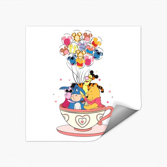 The Pooh Stickers, Disney Pooh Eeyore Piglet Tigger Stickers