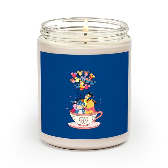 The Pooh Scented Candles, Disney Pooh Eeyore Piglet Tigger Scented Candles