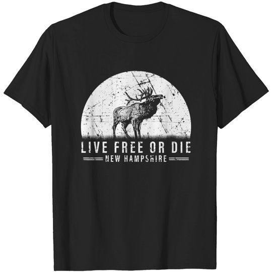 Live Free Or Die New Hampshire - New Hampshire - T-Shirt