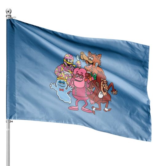 Cereal Monsters House FlagCereal Monster Group House Flags