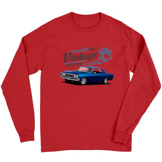 Vintage Chevelle and Engine Long Sleeves