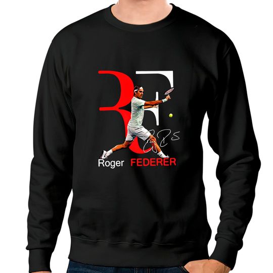 Roger Federer Sweatshirt  With Signature