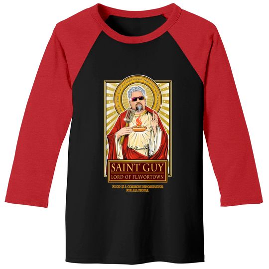 Saint Guy - Guy Fieri - Baseball Tees