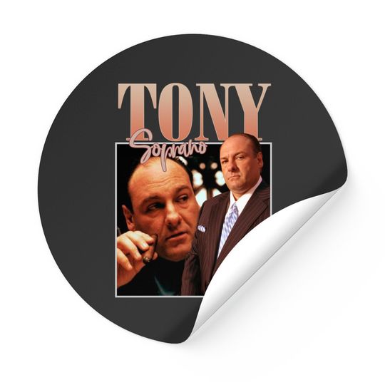 90s Retro Tony Soprano Vintage Sticker The Sopranos Unisex Stickers