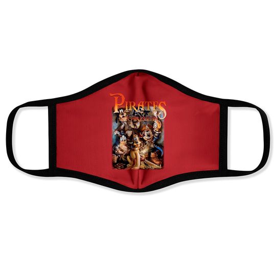Disney Mickey Pirates Face Masks,Disneyland vintage Face Masks,Disney cruise 2022 Face Mask