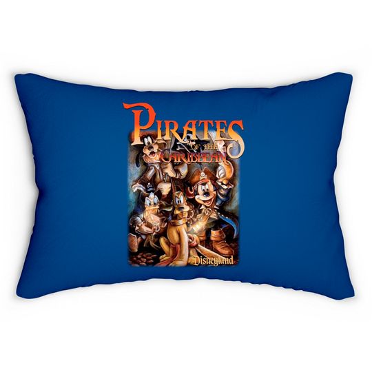 Disney Mickey Pirates Lumbar Pillows,Disneyland vintage Lumbar Pillows,Disney cruise 2022 Lumbar Pillow