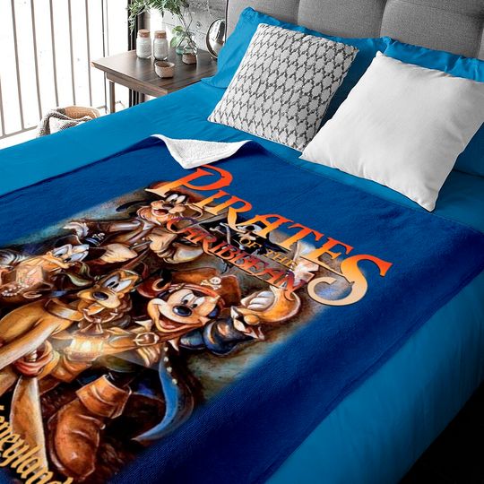 Disney Mickey Pirates Baby Blankets,Disneyland vintage Baby Blankets,Disney cruise 2022 Baby Blanket