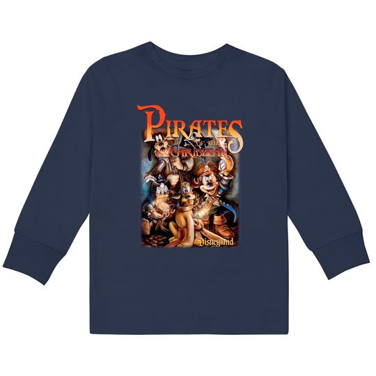 Disney Mickey Pirates Kids Long Sleeve T-Shirts,Disneyland vintage Kids Long Sleeve T-Shirts,Disney cruise 2022 tee