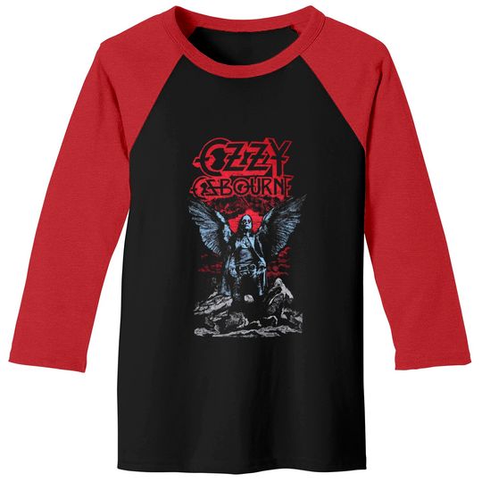 Ozzy Osbourne 'Angel Wings' Baseball Tees