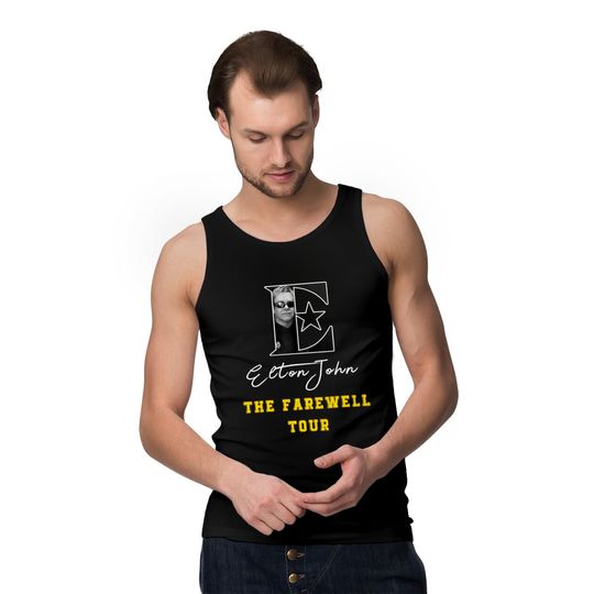 Elton john Farewell Tank Tops, Cute Gift Shirt