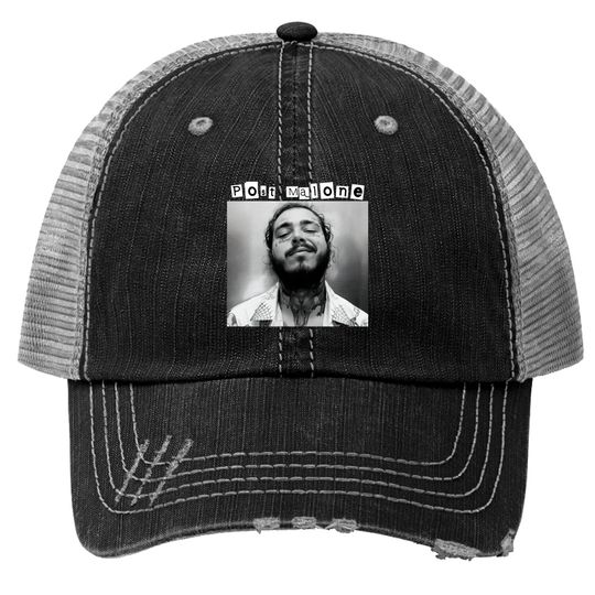 Post Malone Trucker Hat, Vintage Retro Post Malone Trucker Hats