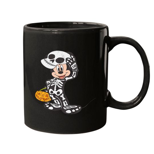 Disney Mickey Mouse Skeleton Costume Mugs Halloween
