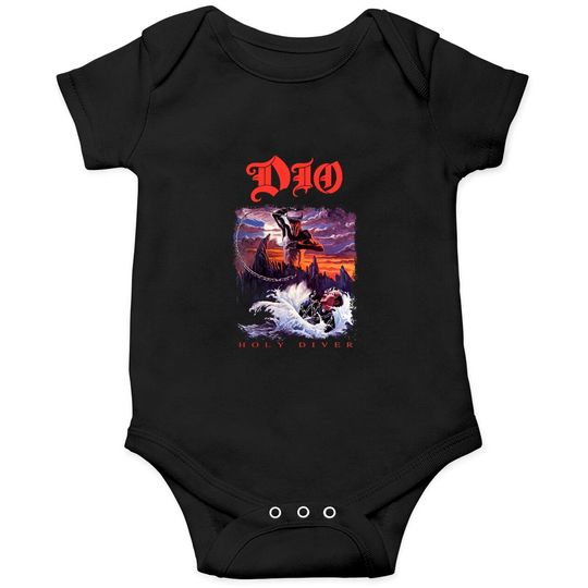 Dio Ronnie James Dio Holy Diver Rock Official Onesie Onesies
