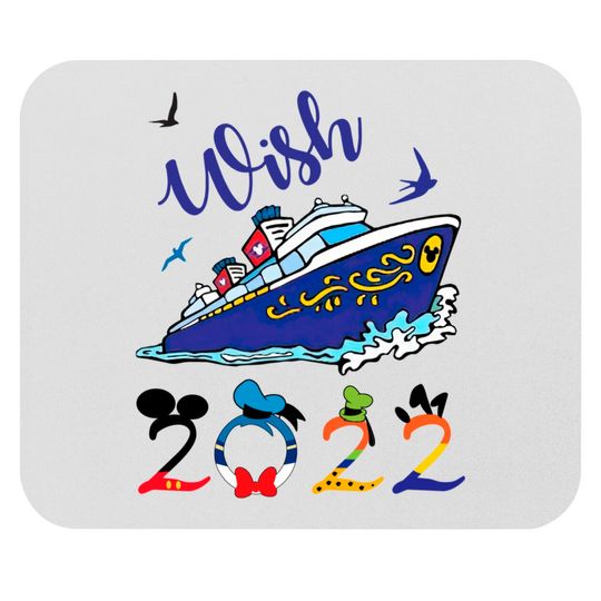 Disney Wish Cruise family Mouse Pad 2022, Cruise Mouse Pad 2022, Disney cruise family Mouse Pads