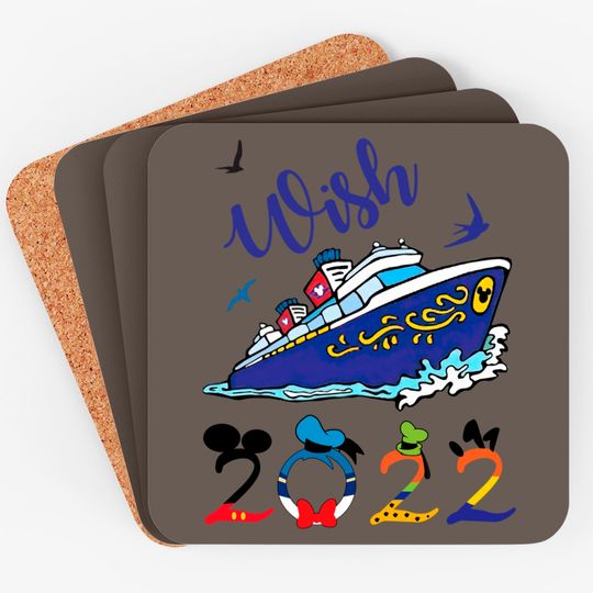 Disney Wish Cruise family Coaster 2022, Cruise Coaster 2022, Disney cruise family Coasters