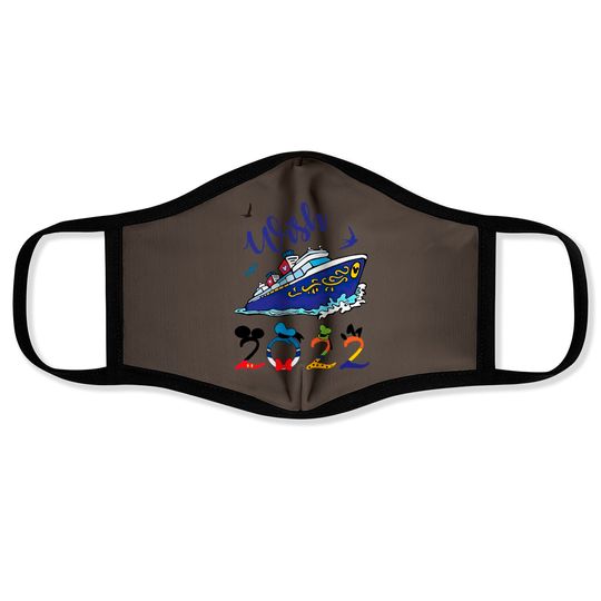 Disney Wish Cruise family Face Mask 2022, Cruise Face Mask 2022, Disney cruise family Face Masks