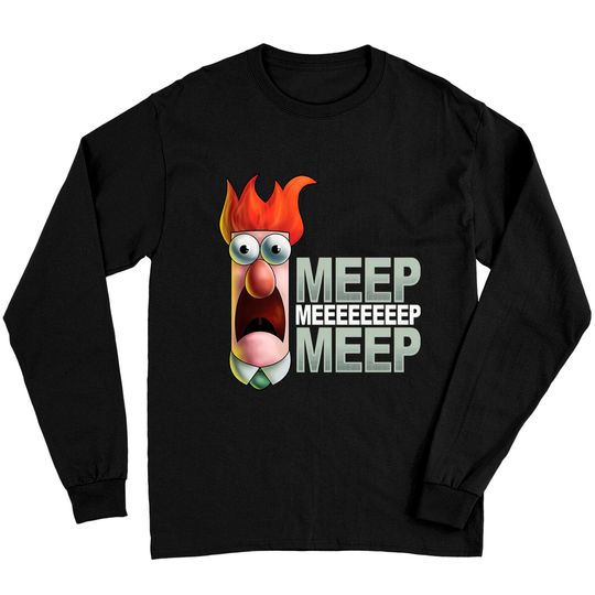 Disney The Muppets Show Beaker Meep Meep Long Sleeves Unisex Long Sleeves