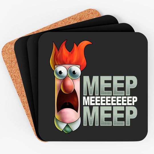 Disney The Muppets Show Beaker Meep Meep Coasters Unisex Coasters