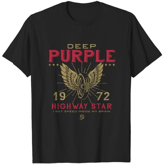 1972 Deep Purple Highway Star , Deep Purple Shirt, Vintage Style T shirt