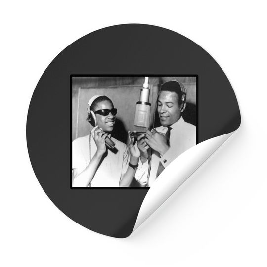 Stevie Wonder / Marvin Gaye Stickers