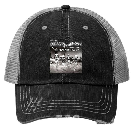 Silly Symphony Trucker Hats The Skeleton Dance Disneyland Halloween Trucker Hat