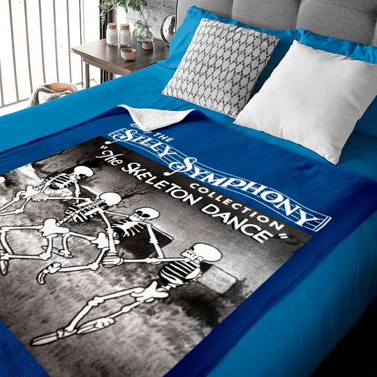 Discover Silly Symphony Baby Blankets The Skeleton Dance Disneyland Halloween Baby Blanket