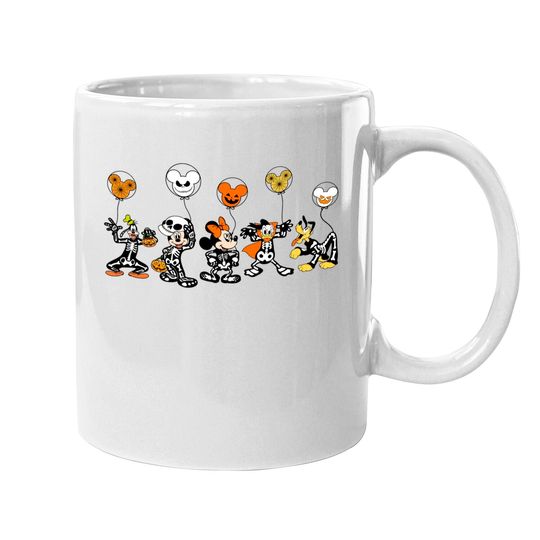 Disney Halloween Skeleton Mugs, Disney Halloween Matching Mugs