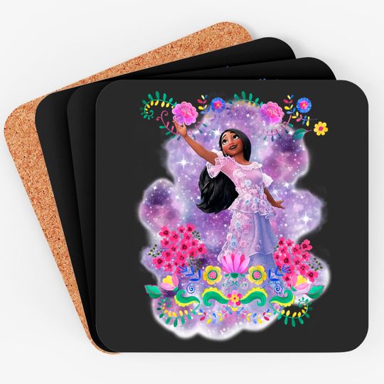 Isabella Encanto Coasters, Isabella Encanto Dress, Disney Encanto Coasters