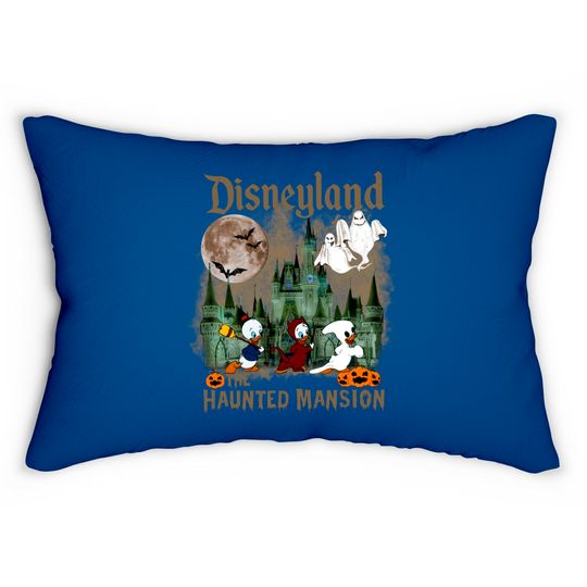 Vintage Disneyland Halloween Lumbar Pillows, Halloween Crewneck Lumbar Pillows, Mickey Halloween Lumbar Pillows