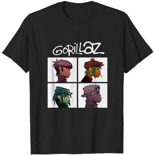 Discover gorillaz british virtual band t-shirt